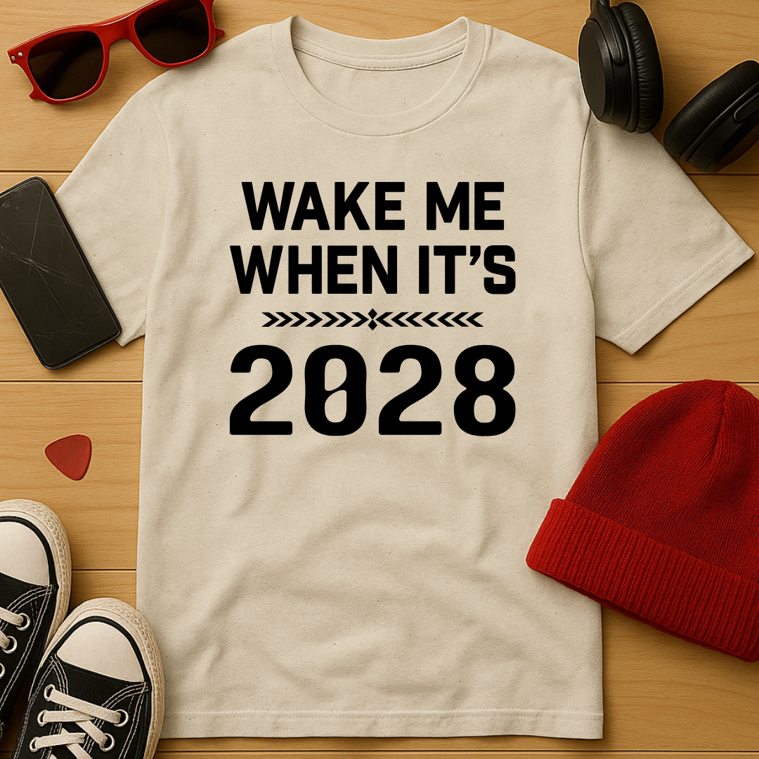 Wake Me In 2028 T-Shirt