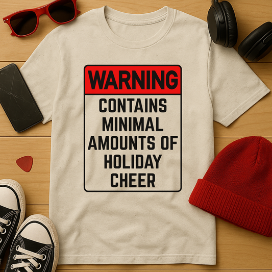Minimal Holiday Cheer T-Shirt