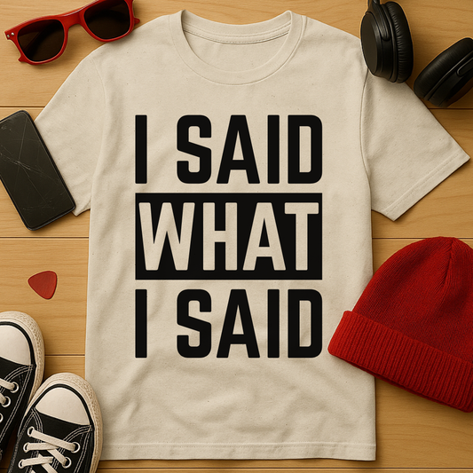 I Said What I Said T-Shirt
