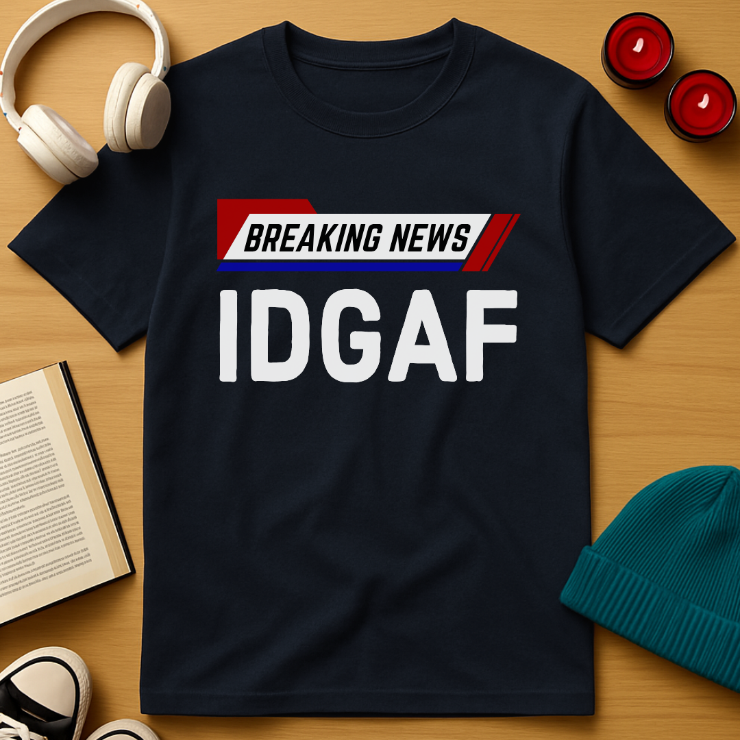 Breaking News: IDGAF T-Shirt