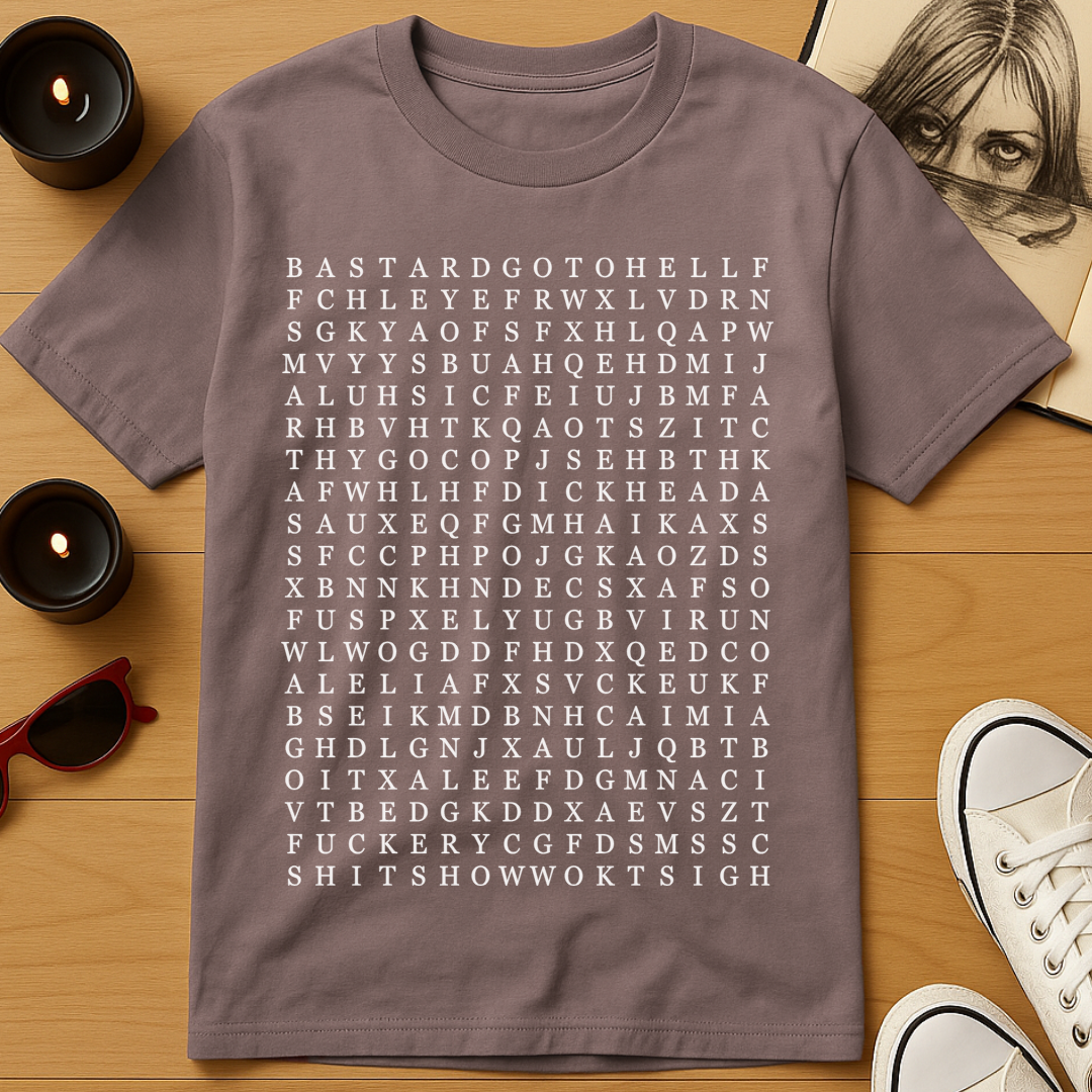 Swear Word Search T-Shirt