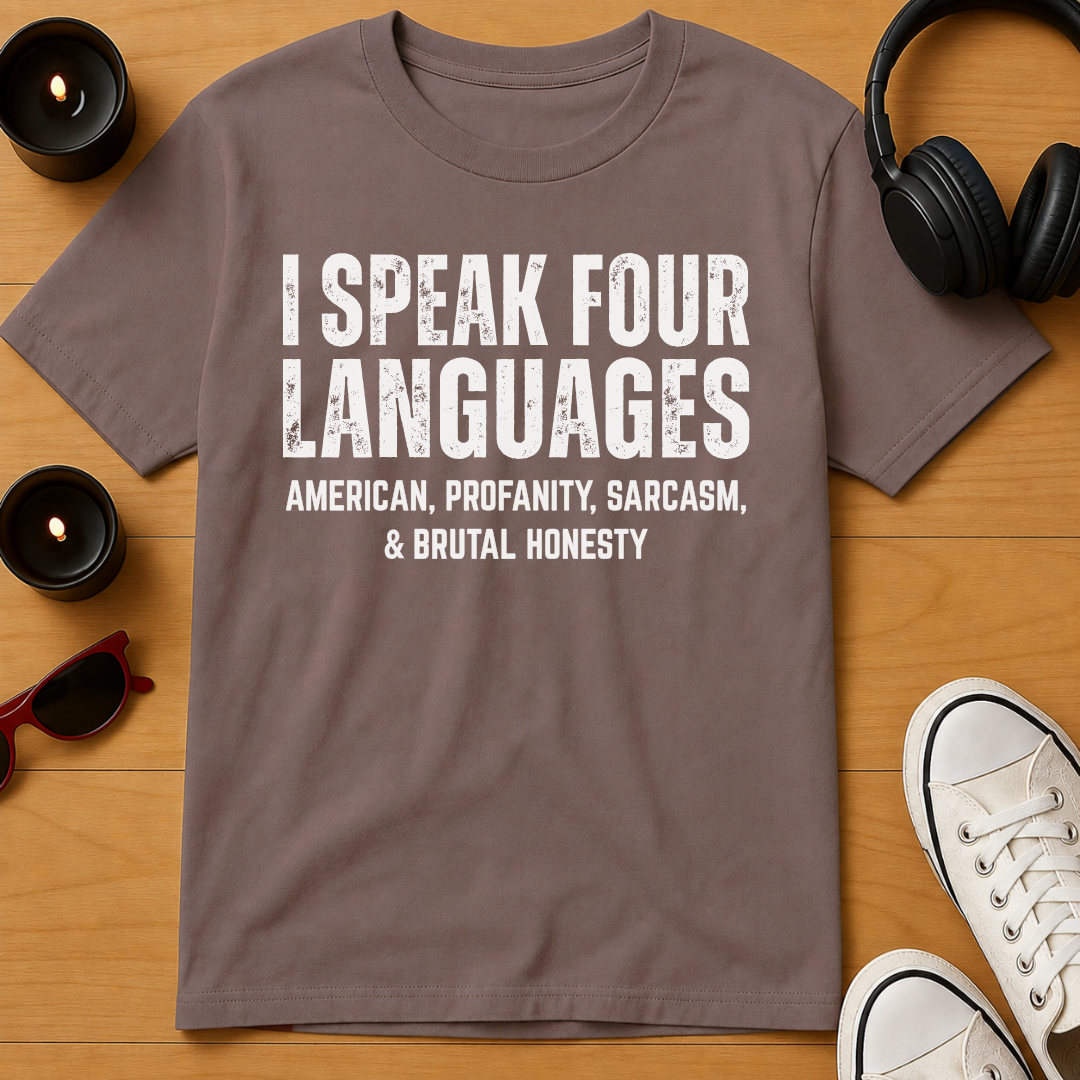 Four Languages USA T-Shirt