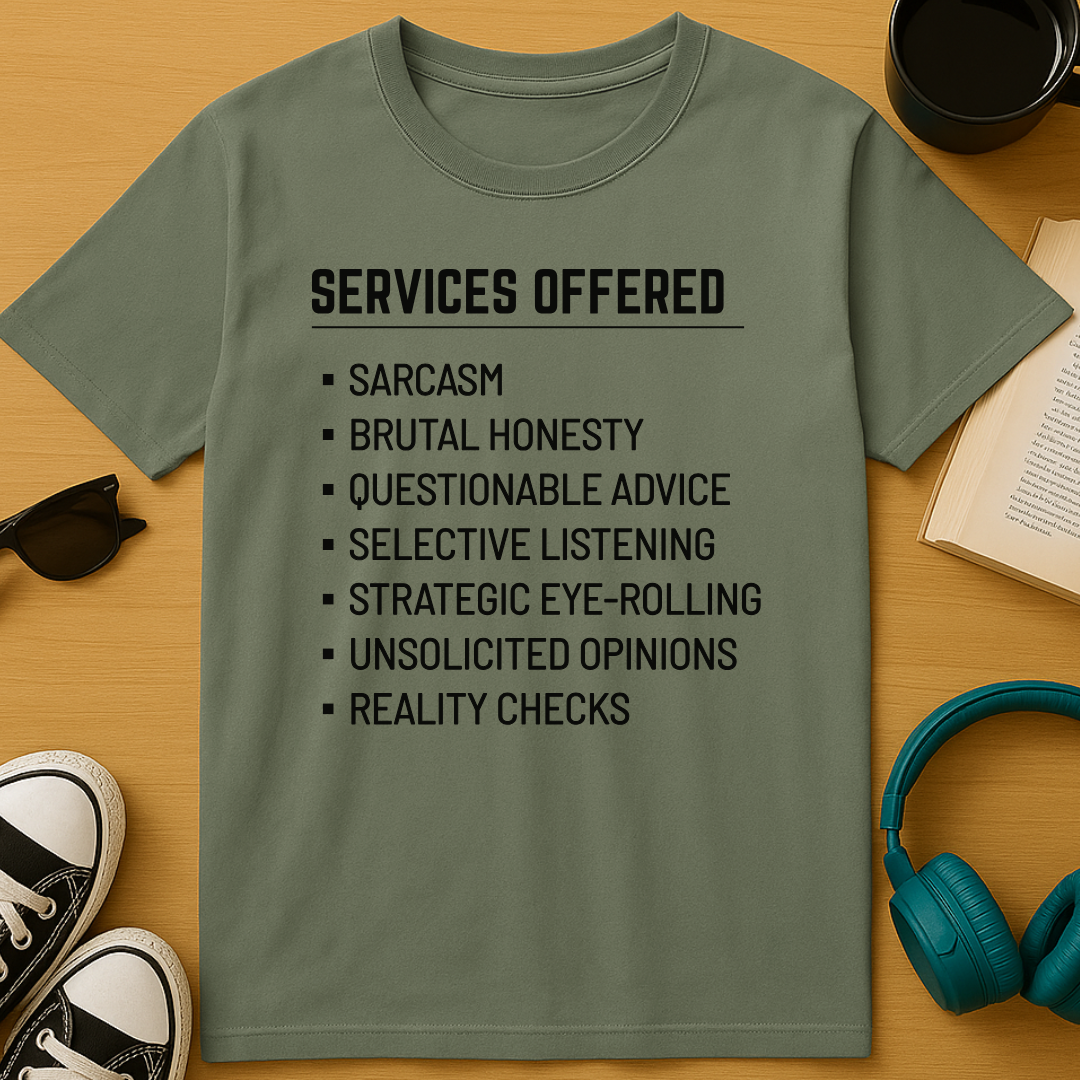 Services Offered T-Shirt