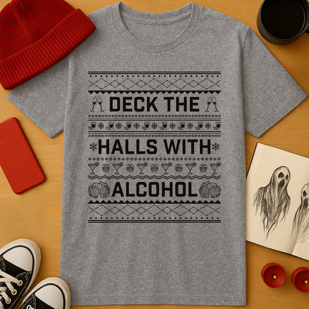Deck The Halls With Alcohol T-Shirt