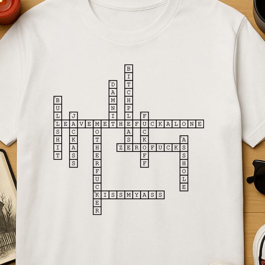 Cuss Word Crossword T-Shirt