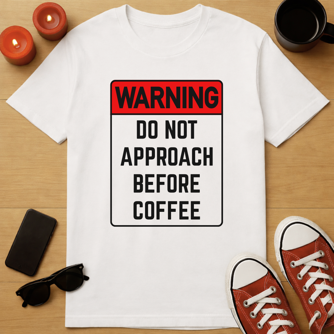 Not Before Coffee T-Shirt