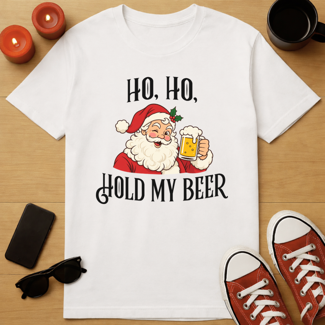 Ho Ho Hold My Beer T-Shirt