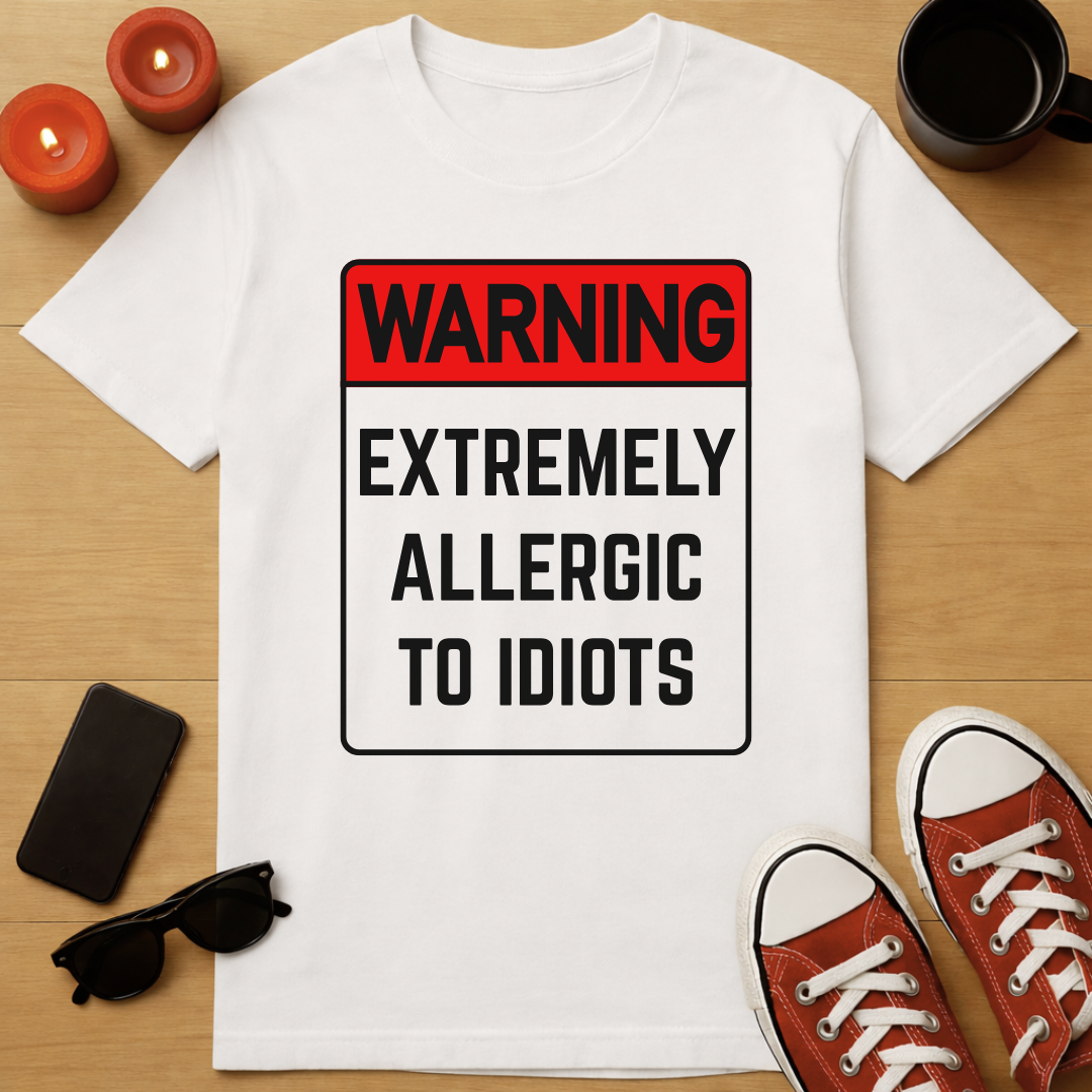Allergic To Idiots T-Shirt