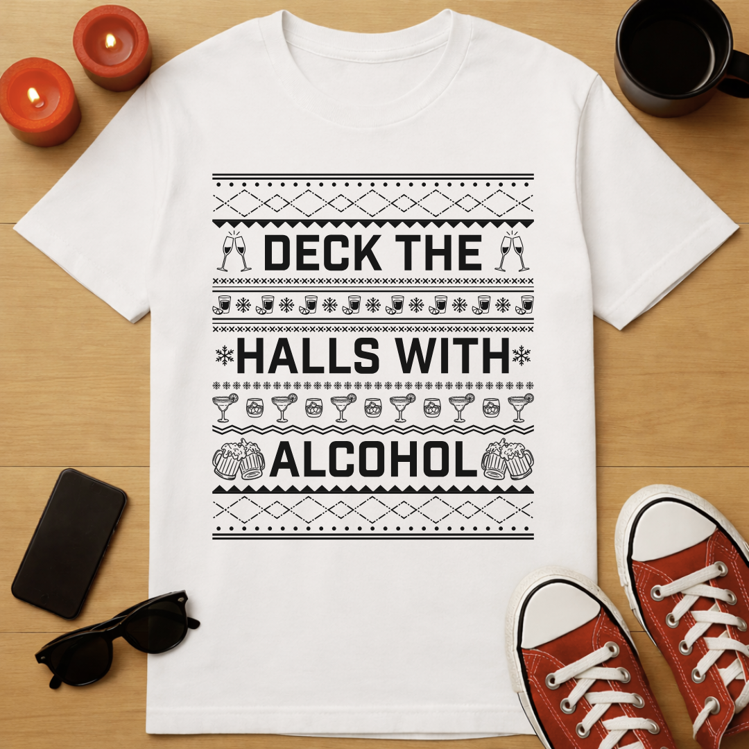 Deck The Halls With Alcohol T-Shirt